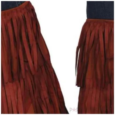 nakladki na buty indianskie fredzle brazowe guirca