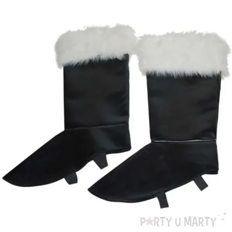 nakladki na buty swiety mikolaj z futerkiem funny fashion
