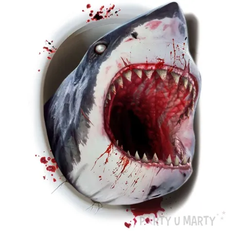 naklejka na wc rekin zabojca guirca 30x40 cm