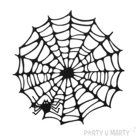 naklejka pajeczyna z pajakiem carnival toys