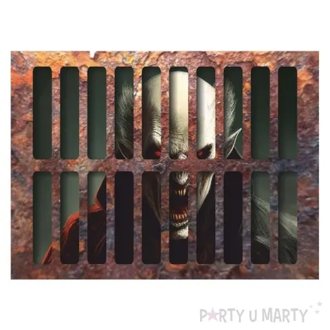 naklejka podlogowa halloween dracula rdzawa 50 x 37 cm