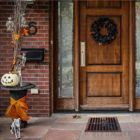 naklejka podlogowa halloween umarlak rdzawa 50 x 37 cm