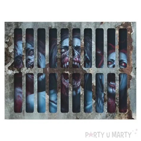 naklejka podlogowa halloween wampiry stalowa 50 x 37 cm