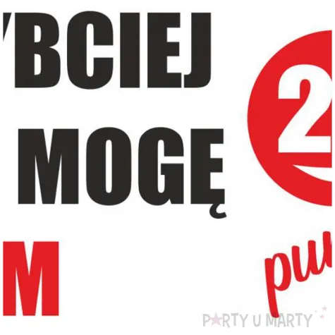 naklejka samochodowa szybciej nie moge mam 20 punktow 13 x 7 cm