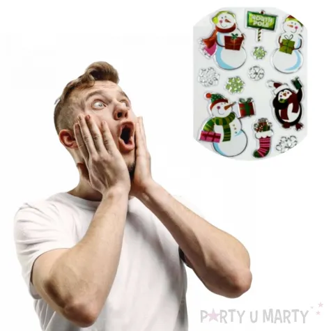 naklejki balwanki blyszczace foliowe brewis 11 szt