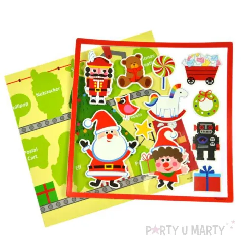 naklejki boze narodzenie dziadek do orzechow arpex