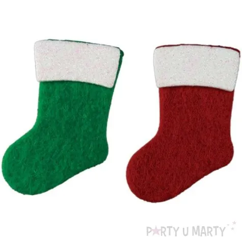 naklejki boze narodzenie skarpety na prezenty titanum 10 szt