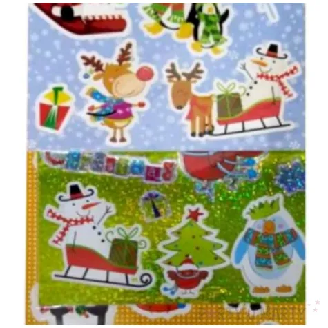 naklejki christmas mix arpex arkusz 15 x 30 cm