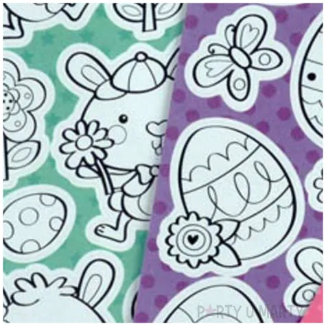 naklejki do kolorowania wielkanoc arpex