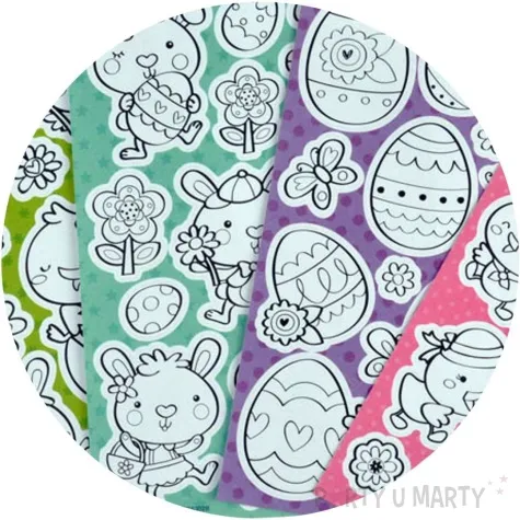 naklejki do kolorowania wielkanoc arpex