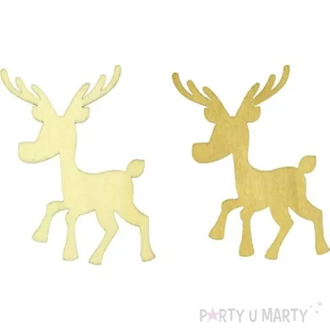 naklejki drewniane boze narodzenie renifery titanum 10 szt