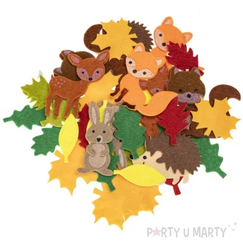 naklejki filcowe jesienny mix brewis 35 szt