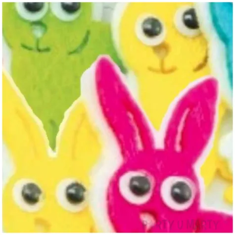 naklejki filcowe wielkanocne kolorowe zajace brewis 6 szt