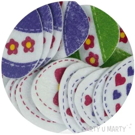 naklejki filcowe wielkanocne pisanki brewis 18 szt