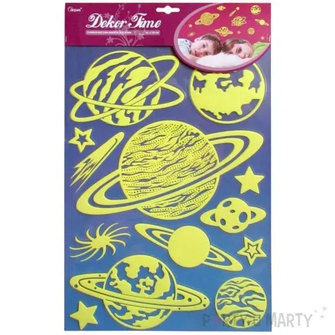 naklejki fluorescencyjne fluorescencyjny kosmos arpex 13 szt