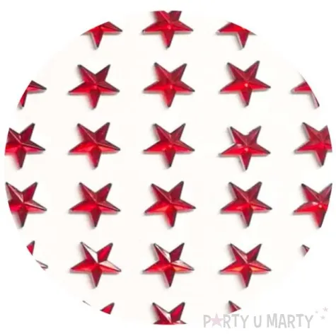 naklejki gwiazdki czerwone aliga 9x11 cm