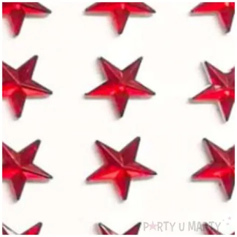 naklejki gwiazdki czerwone aliga 9x11 cm