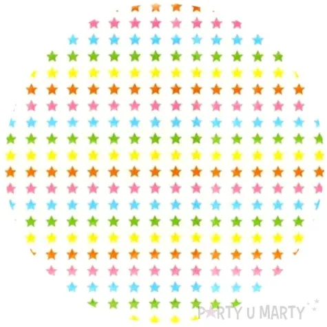 naklejki gwiazdki kolorowe foliowe brewis 220 szt