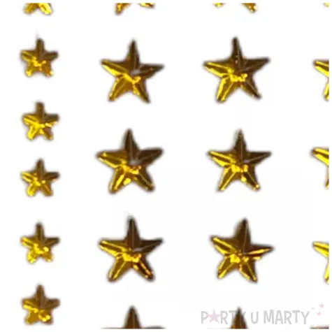 naklejki gwiazdki male i duze zlote aliga 6x16 cm