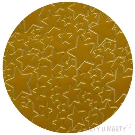 naklejki gwiazdki zlote aliga 10x23 cm