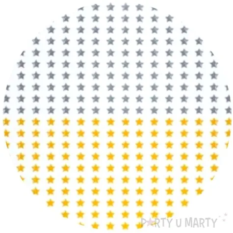 naklejki gwiazdki zlote i srebrne foliowe brewis 220 szt