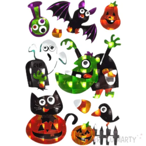 naklejki halloween holograficzne arpex