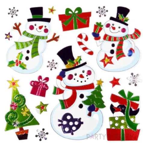 naklejki holograficzne balwanki mix arpex arkusz