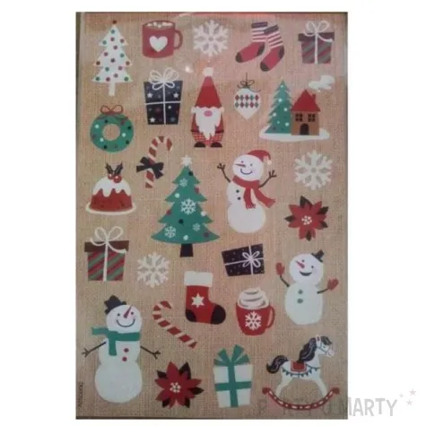 naklejki kraftowe balwanki mix arpex 27 szt