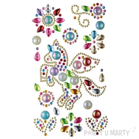 naklejki krysztalki jednorozec titanum 16 szt