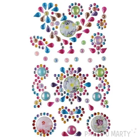 naklejki krysztalki ptaszek titanum 22 szt