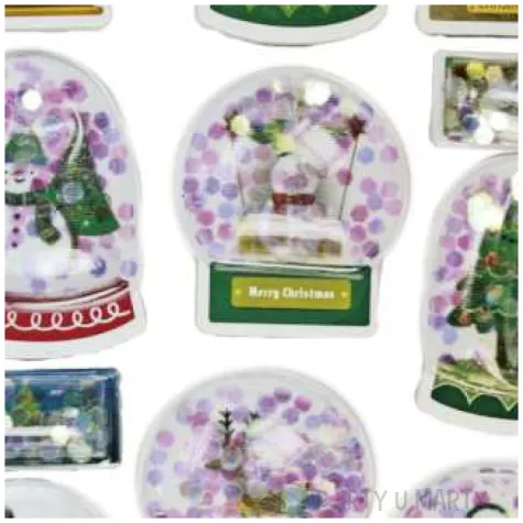 naklejki kule sniezne 3d titanum 38 mm 12 szt