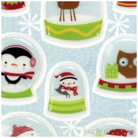 naklejki kule sniezne 3d titanum 50 mm 8 szt