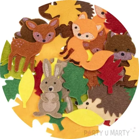 naklejki lesna mieszanka piankowe brewis 24 szt