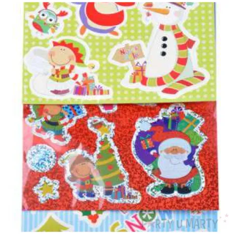 naklejki let it snow mix arpex arkusz 15 x 30 cm