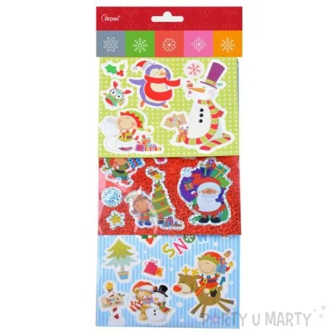 naklejki let it snow mix arpex arkusz 15 x 30 cm