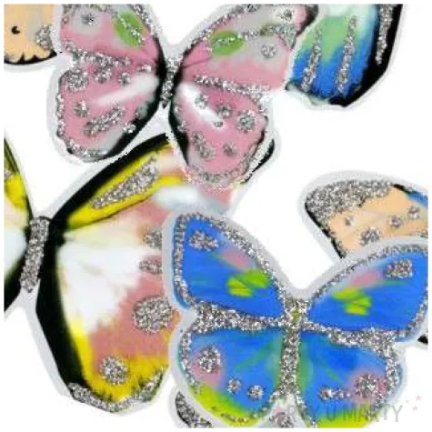 naklejki motyle blyszczace titanum