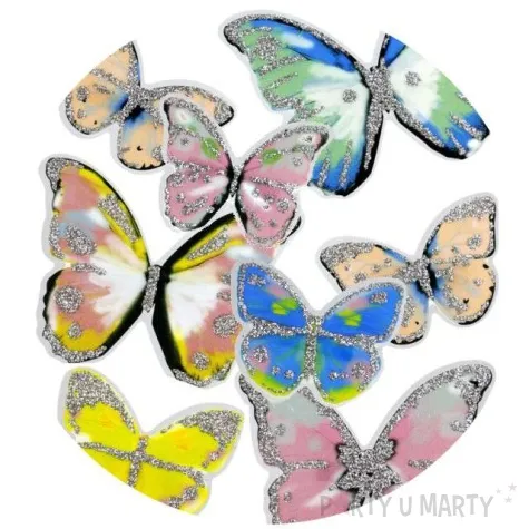 naklejki motyle blyszczace titanum