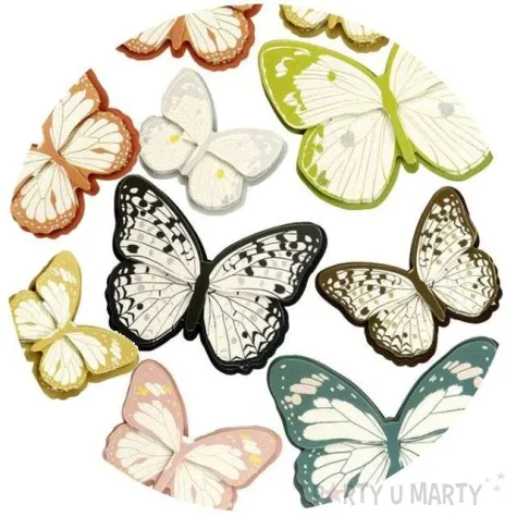 naklejki motylki dwukolorowe titanum