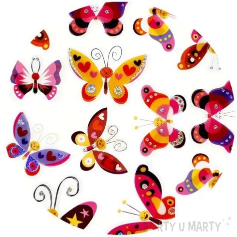 naklejki motylki usmiechniete titanum