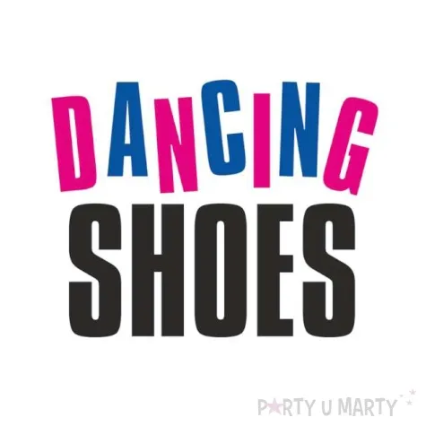 naklejki na buty dancing shoes partydeco 2 szt