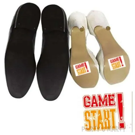 naklejki na buty game start 2 szt
