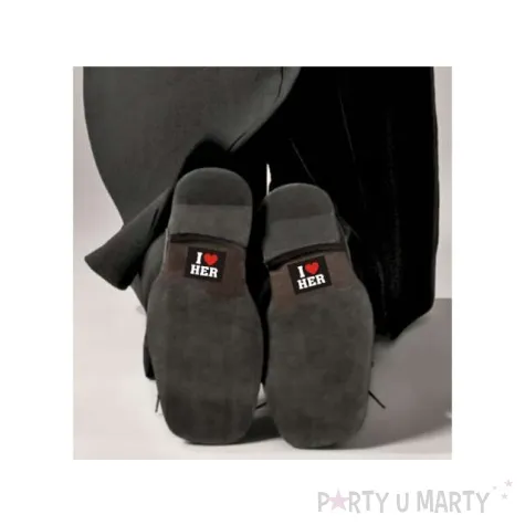 naklejki na buty i love her 2 szt