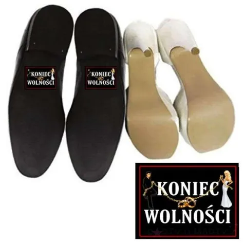 naklejki na buty koniec wolnosci 2 szt