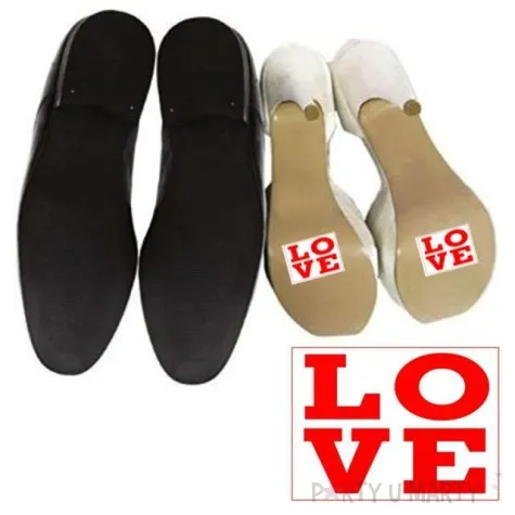 naklejki na buty love 2 szt