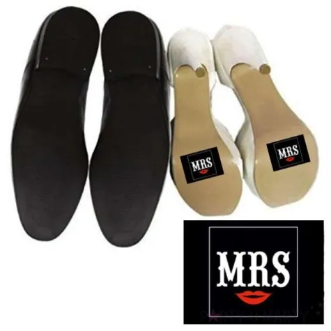 naklejki na buty mrs usta 2 szt