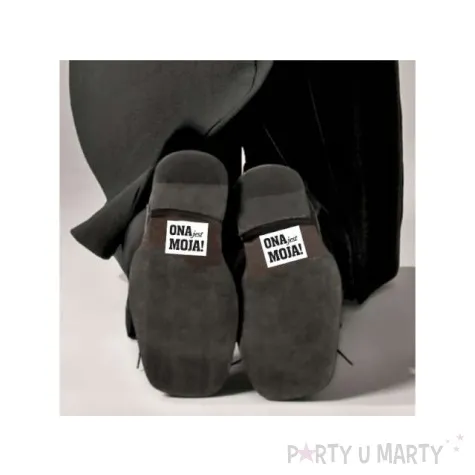 naklejki na buty ona jest moja 2 szt