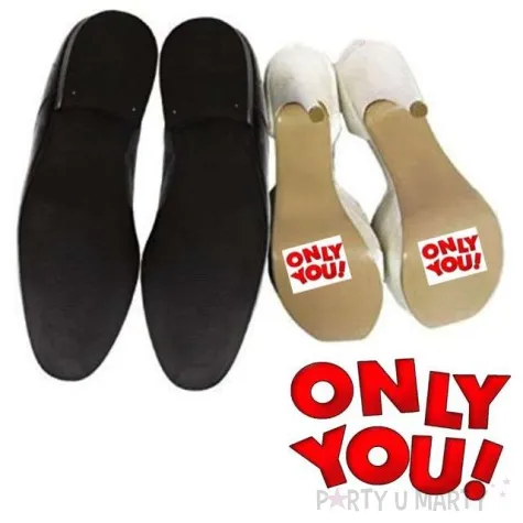 naklejki na buty only you 2 szt