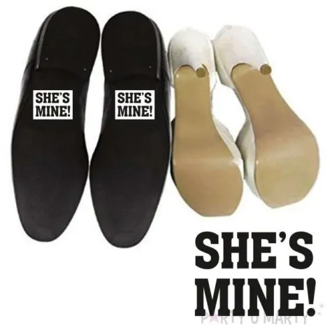 naklejki na buty shes mine 2 szt