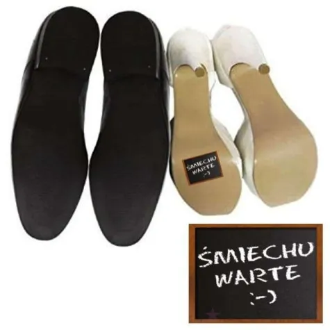 naklejki na buty smiechu warte 2 szt