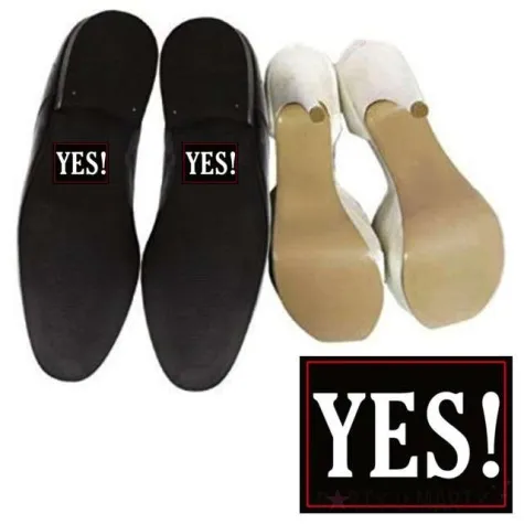 naklejki na buty yes 2 szt